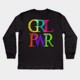 GRL PWR Kids Long Sleeve T-Shirt
